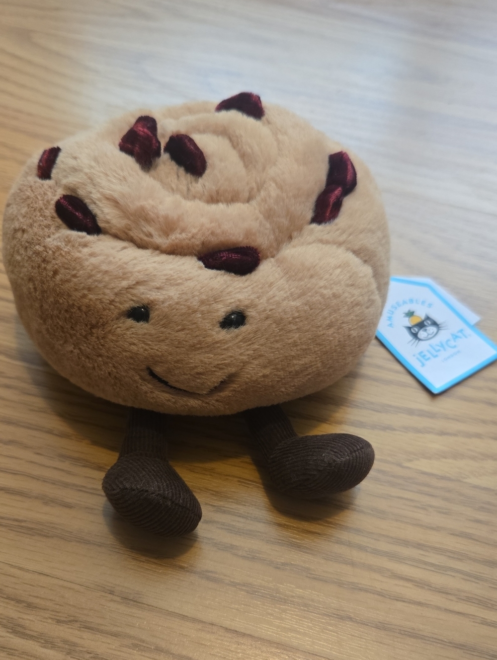 Jellycat Amuseable Pain Au Raisin Soft & Plush 5x5" "Retired" NWT Authentic - Picture 4 of 6